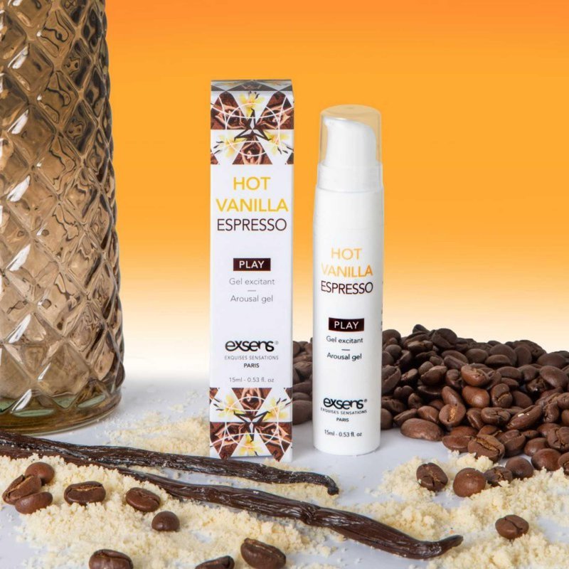 Pobudzający żel chłodzący Hot Vanilla Espresso 15 ml