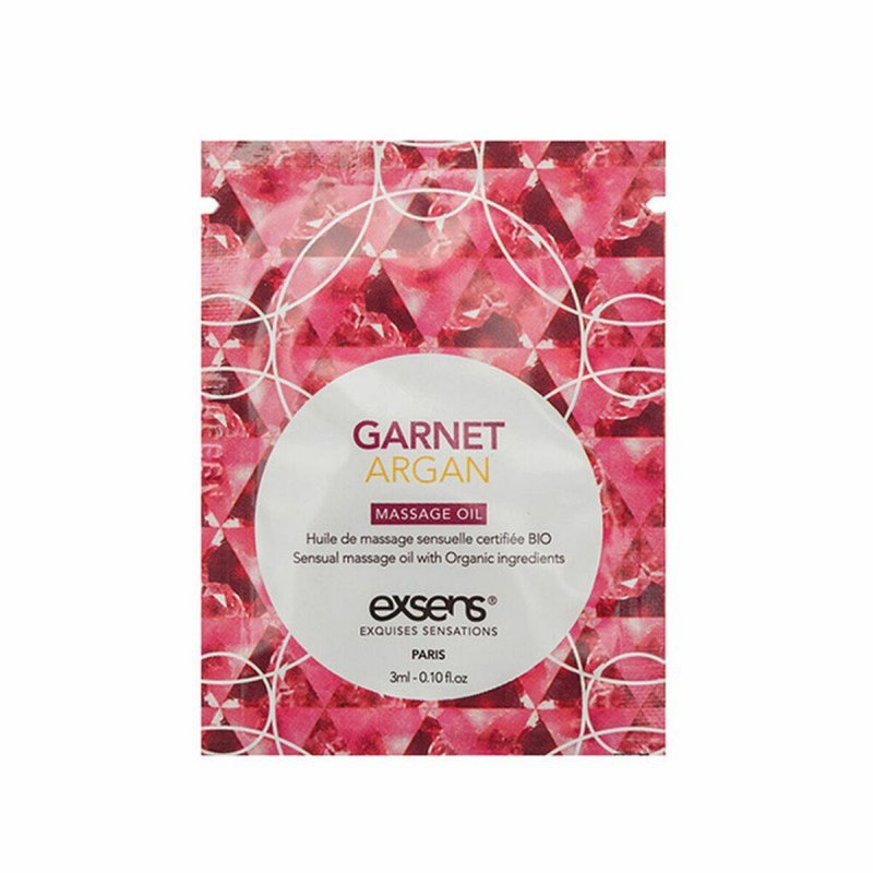 Olejek do seks masażu Garnet Argan (3 ml x 10 szt.)