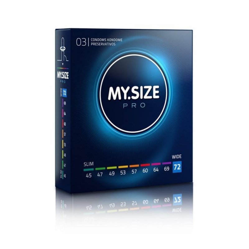 Prezerwatywy na wymiar MY.SIZE PRO 72mm 3szt