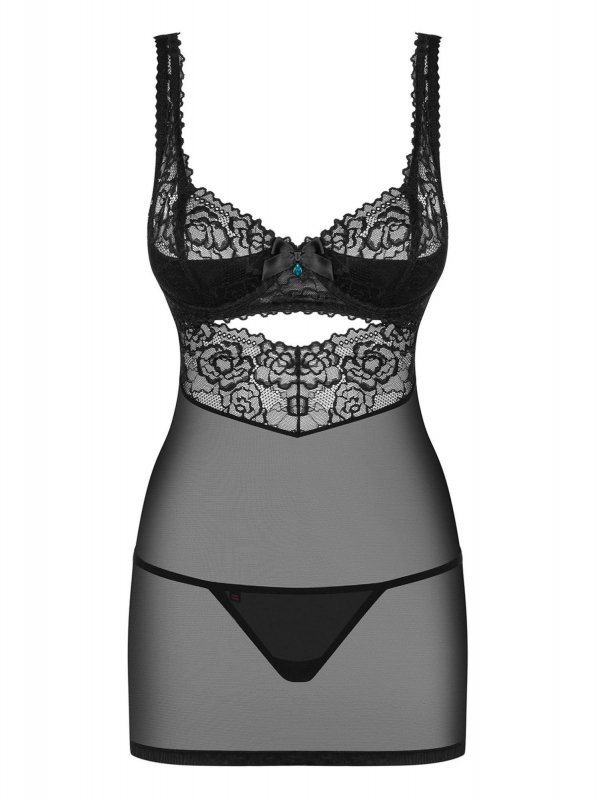 Obsessive 867-CHE-1 koszulka i stringi  S/M