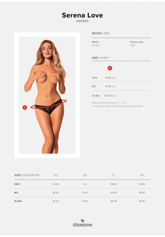 Bielizna-Serena Love figi   XS/S