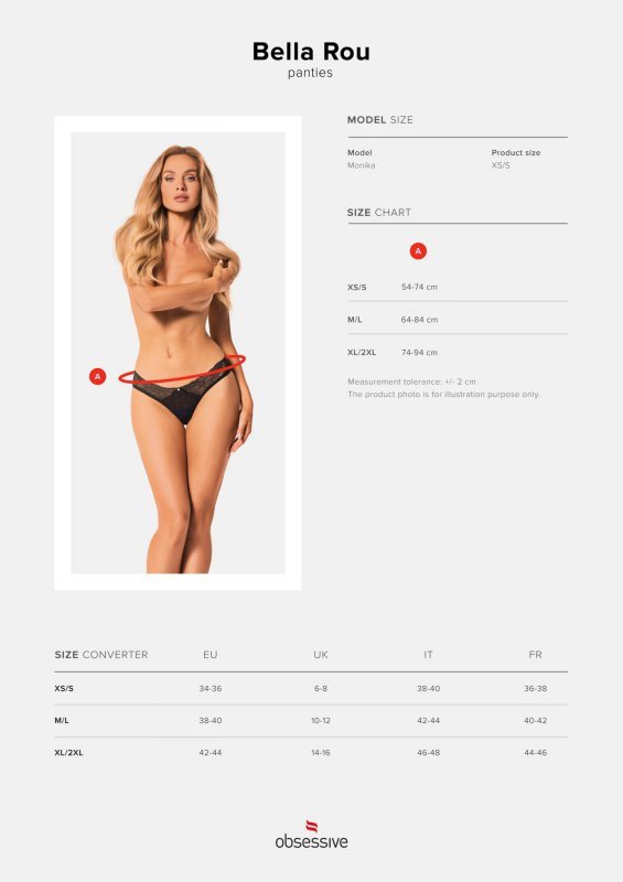 Bielizna-Bella Rou figi  M/L