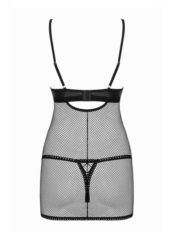 Obsessive Redella koszulka i stringi czarna L/XL