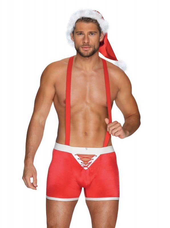 Obsessive Strój Mikołaja Mr Claus   S/M