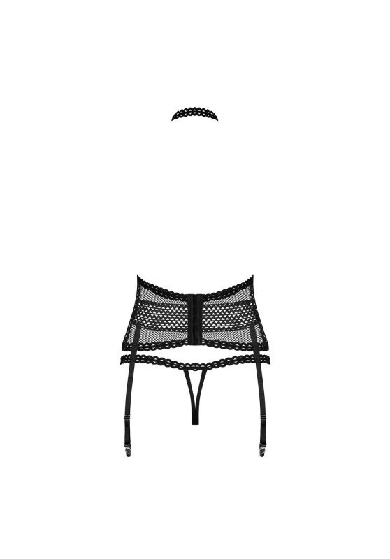 Obsessive Strapelie gorset i stringi L/XL