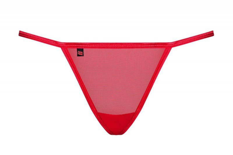 Obsessive Giftella stringi czerwony  S/M