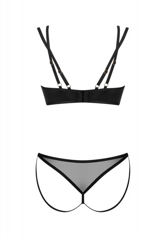 Obsessive Nesari komplet 2-częściowy czarny M/L