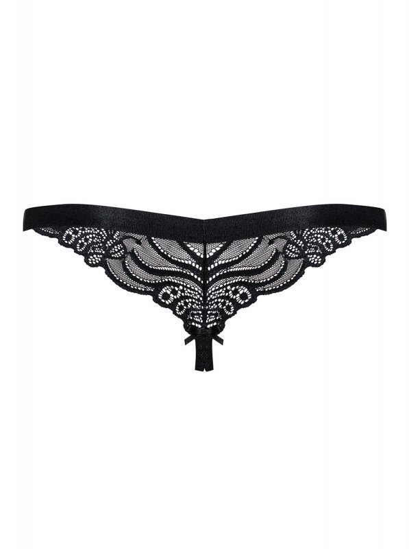 Bielizna 828-THC-1 stringi otwarte  S/M