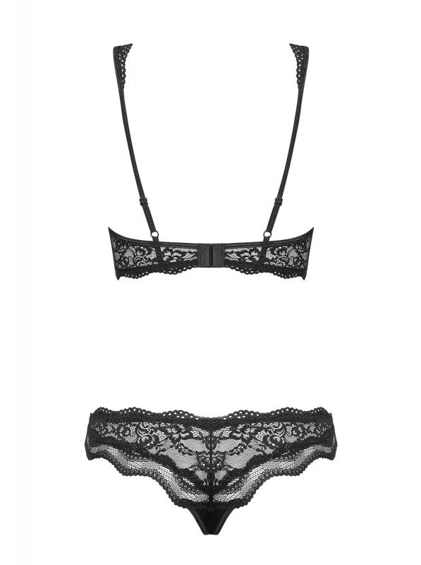 Obsessive Luvae komplet 2-częściowy czarny S/M