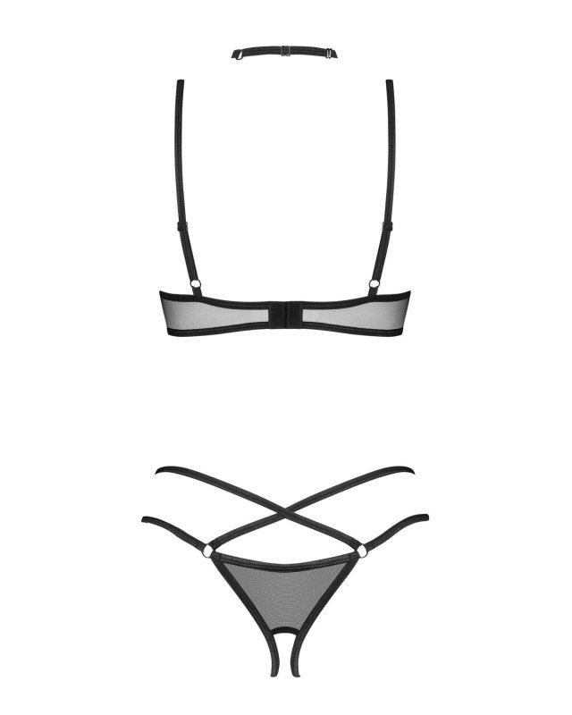 Uwodzicielski komplet 3-częściowy otwarty Donarella  M/L
