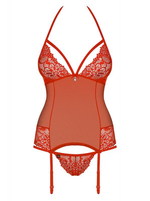 Obsessive 838-COR-3 gorset i stringi  S/M