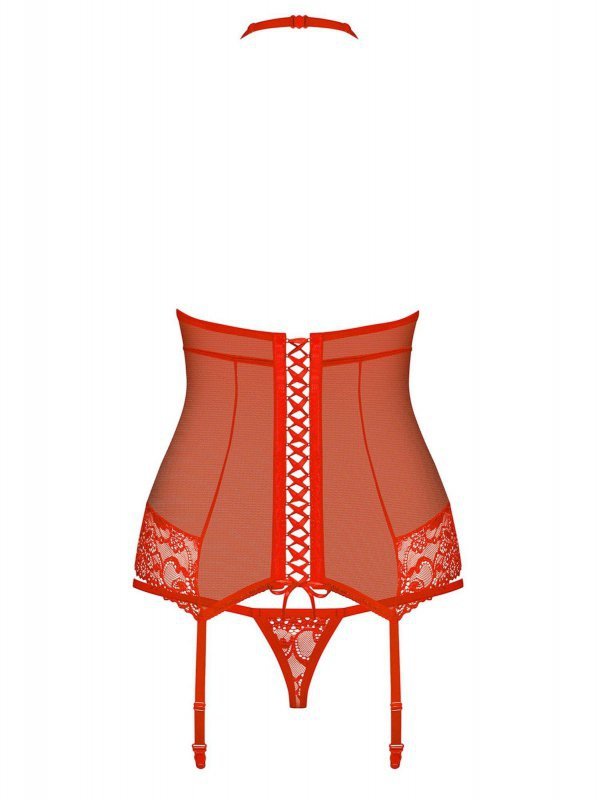 Obsessive 838-COR-3 gorset i stringi  S/M
