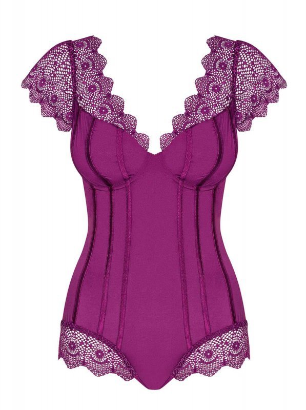 Obsessive Moketta body fioletowe  S/M