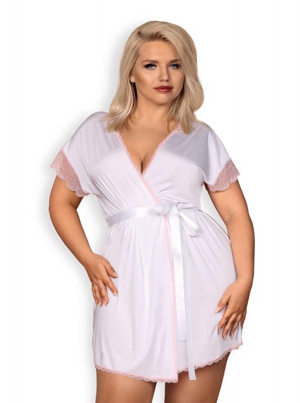 Obsessive Girlly peniuar biały XXL