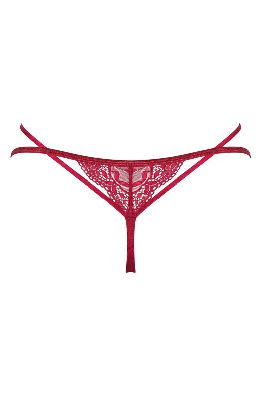 Obsessive Ivetta stringi czerwone L/XL
