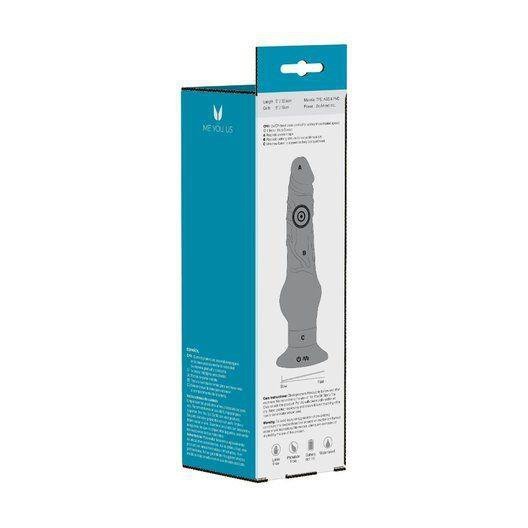 Żelowy realistyczny wibrator na przyssawce 21 cm