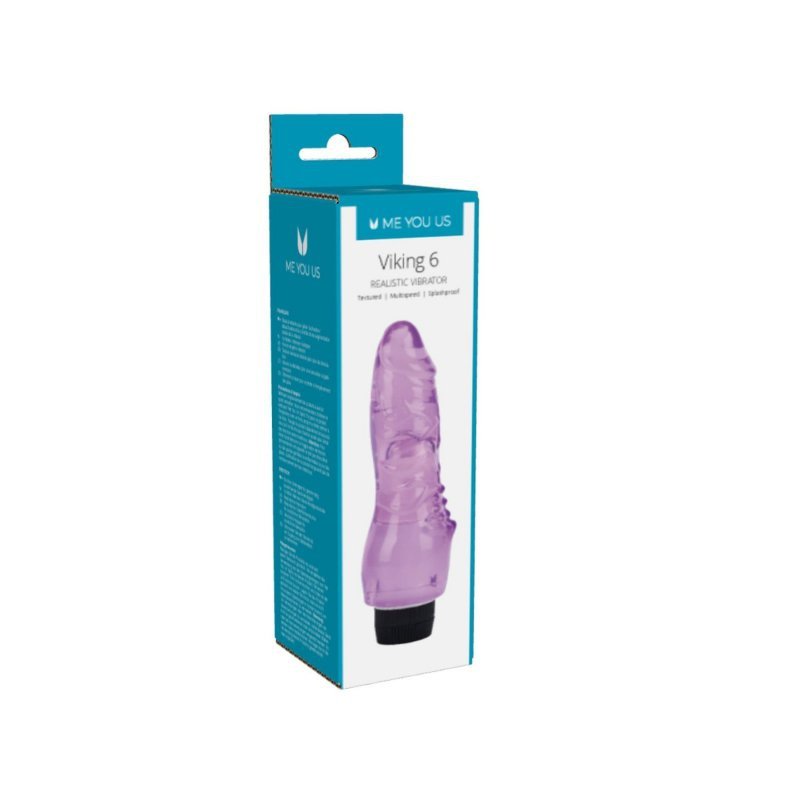 Wibrator żelowy miękki penis dildo Me You Us Viking 