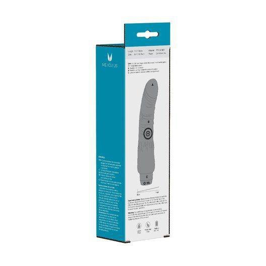 Realistyczny wibrator zakrzywiony czarny 19 cm