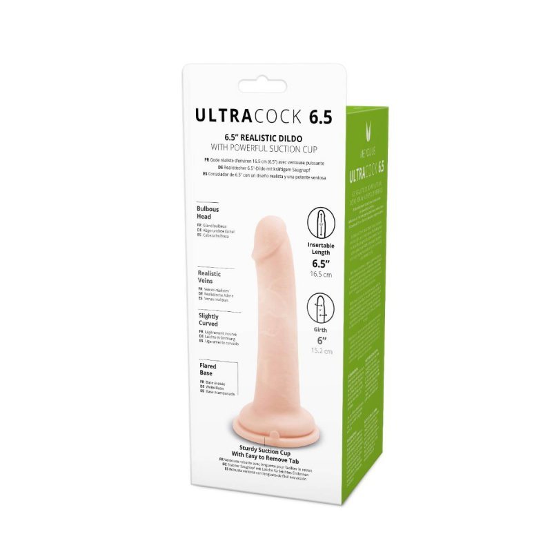 Cielisty dildo penis na przyssawce 16,5 cm