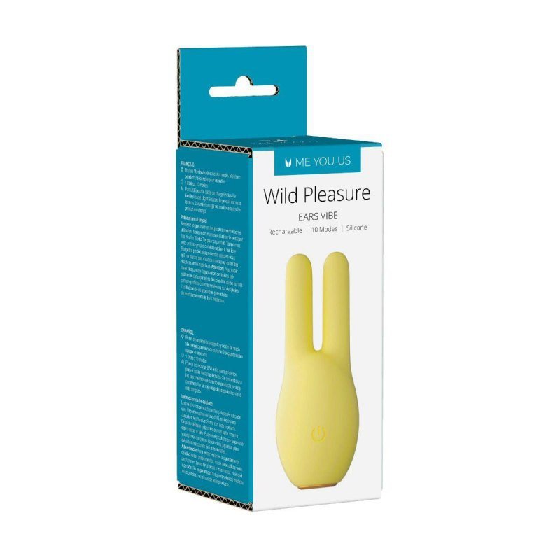 Me You Us Wild Pleasure ears vibrator yellow