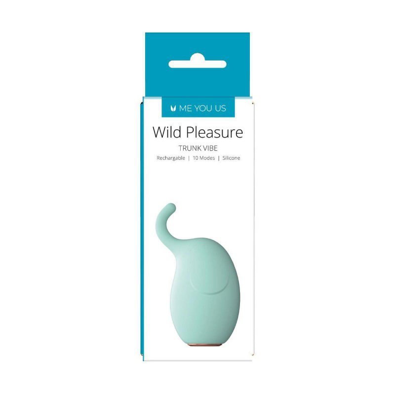 Me You Us Wild Pleasure trunk vibrator turquoise