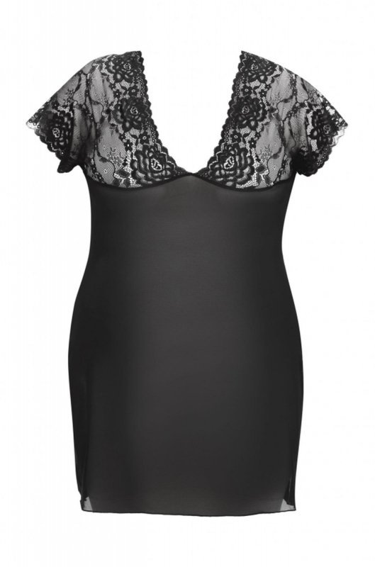 Marina black chemise XL+ ( czarna halka )