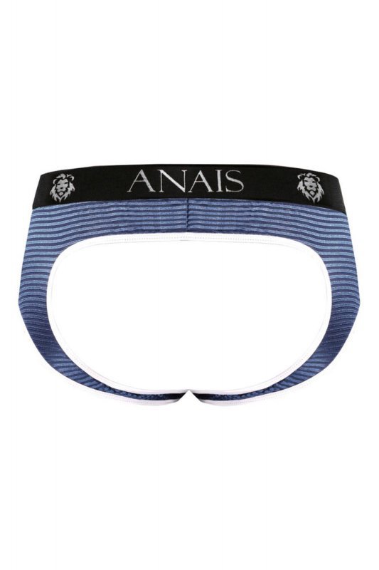 Męskie seksowne jockstrapy bokserki granatowe Naval jock bikini XXL