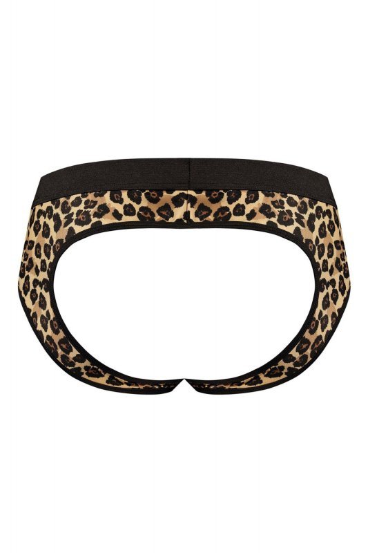 Męskie seksowne jockstrapy bokserki w panterkę Mercury jock bikini XXXL