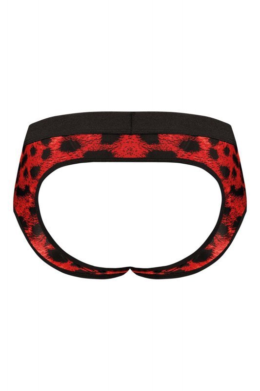 Męskie seksowne jockstrapy bokserki panterka Savage jock bikini M