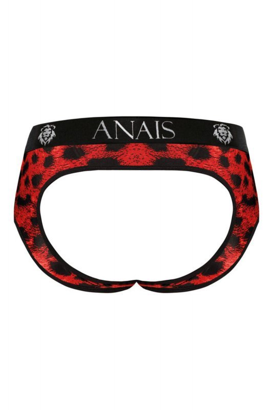 Seksowne czerwona pantera męskie bokserki jockstrapy odkryte Savage jock bikini 