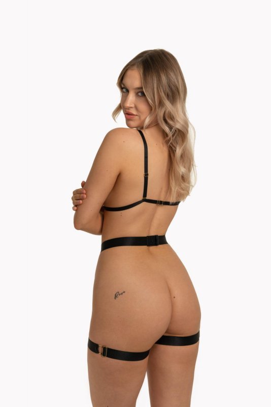 Aubrey harness set bra+belt L/XL