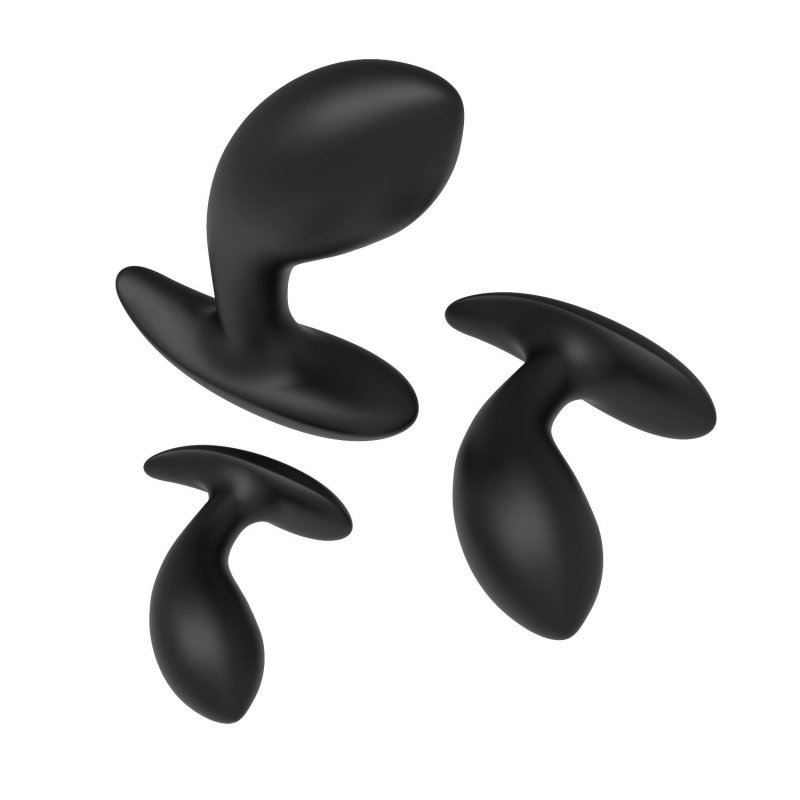 Zestaw korków analnych stymulator prostaty różne rozmiary 3 szt