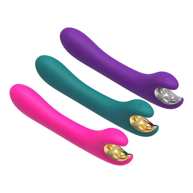 Stylowy wibrator stymulator punktu g fioletowy