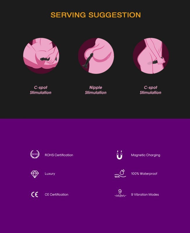 Wibrujące dildo waginalno analne na przyssawce