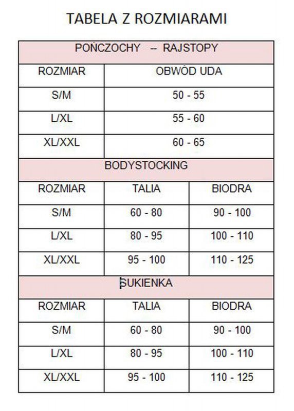 Seksowne rajstopy czarne Roxy L/XL Amani