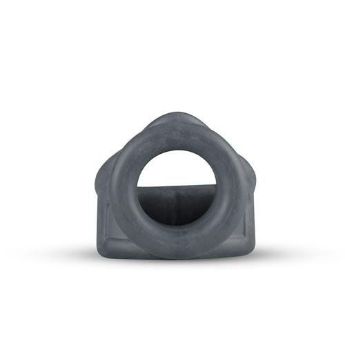 Nakładka na penisa pierścień erekcyjny Liquid silicone 2 in 1 ballstretcher