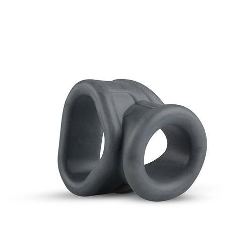 Nakładka na penisa pierścień erekcyjny Liquid silicone 2 in 1 ballstretcher