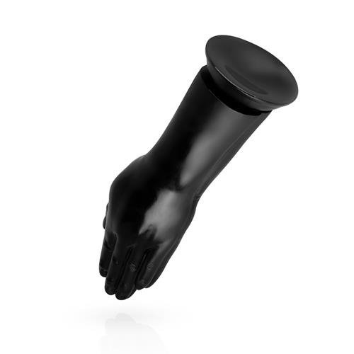 Dildo do fistingu w kształcie dwóch dłoni na mocnej przyssawce