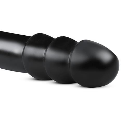 Mega dildo z grzbietami przyjemność XXL na przyssawce