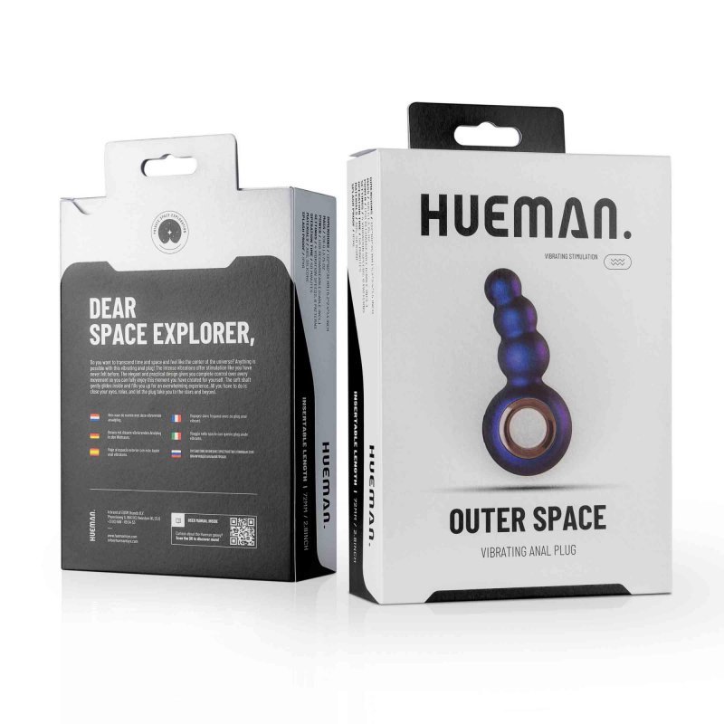 Hueman - outer space vibrating anal plug