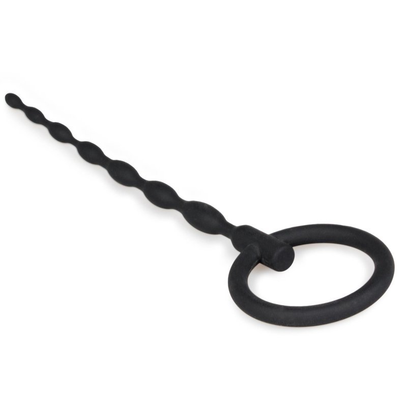 Dilator do penisa z zawleczką Silicone Penis Plug With Pull Ring