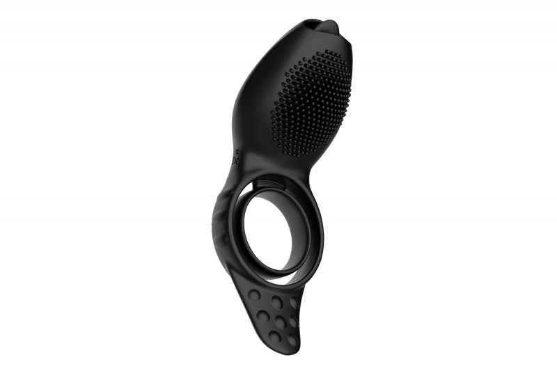 Remote powerful tognue simulate cock ring