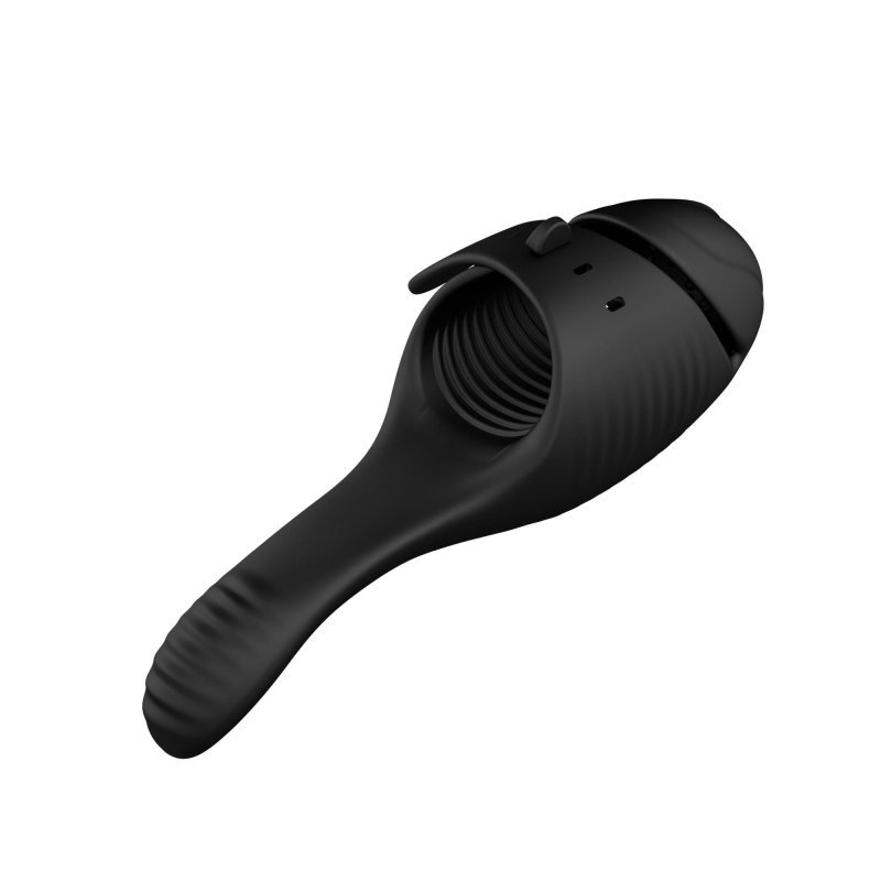 Adjutable penis vibrator dual stimulation