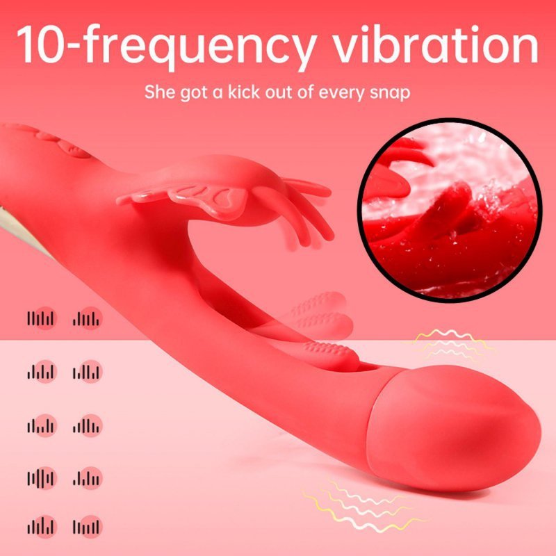 Wibrator króliczek Butterfuly dual flicking vibrator