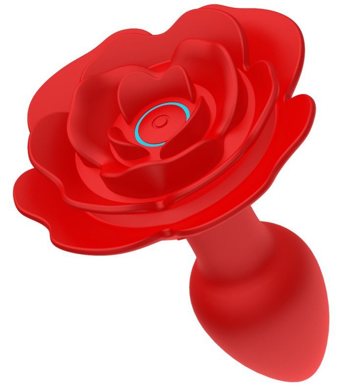 Korek analny rotacja Rose rotating anal plug