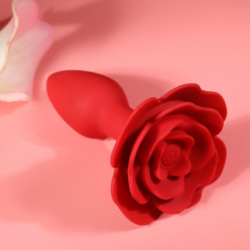 Korek analny rotacja Rose rotating anal plug