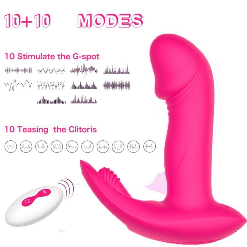 Wibrator do majtek na pilot z lizaniem Flicking wearable vibrator