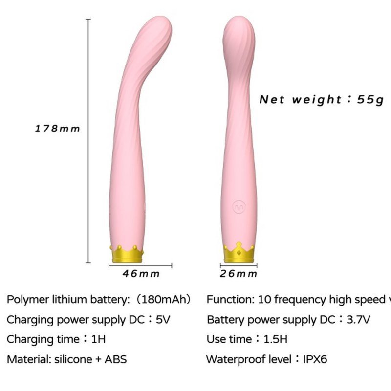 Klasyczny wibrator damski G SPOT VIBRATOR Pink