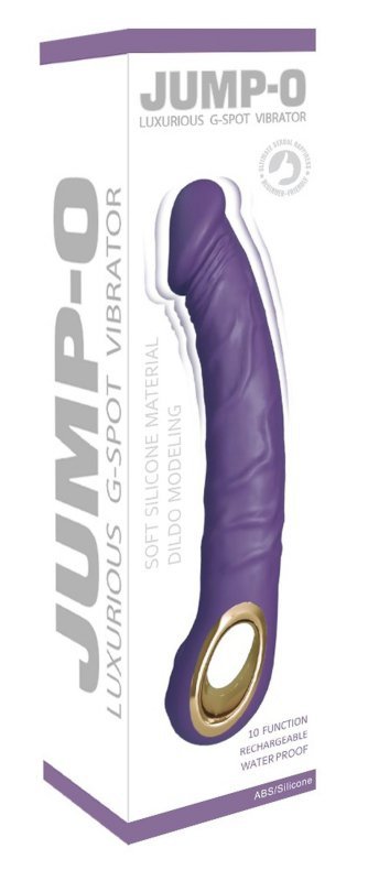 Klasyczny wibrator damski Realistic Vibrator PURPLE