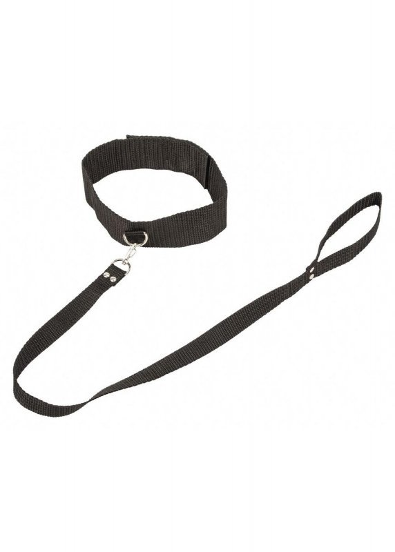 Wiązania Bondage Collection Collar and Leash Plus Size